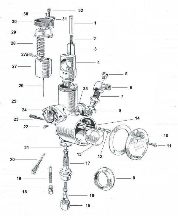 AMAL Monobloc 375, 376 and 389 Surrey Cycles